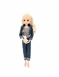 Кукла Эмили на прогулке, 29 см шарнирная (Funky Toys, 71004) - миниатюра